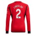 Manchester United Victor Lindelof #2 Hjemmedrakt 2023-24 Langermet